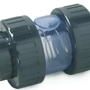 Zpětná transparentní klapka PVC-U Plimat, d16 x 16 mm, lepení x lepení Speciální Cena